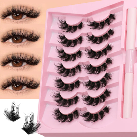 Cils en clusters ultra-légers – effet naturel